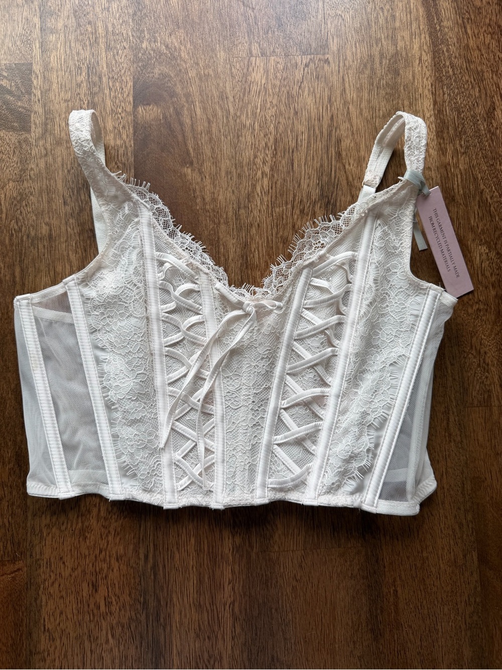 Victoria's Secret Ivory Lace Corset